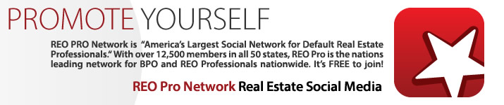 Promote Yourself: REO Pro Network is 'America's Largest Social Network for Default Real Estate Professionals.